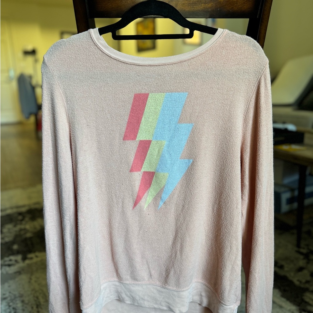 Wildfox Blush Sweatshirt with Vibrant Design